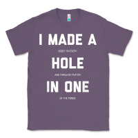 Lavender Funny Golf Shirts For Men Women Hole In One Golf Gag Gifts Classic Tee - minhPixels