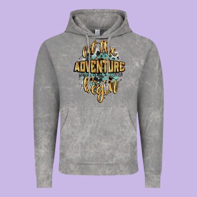 Let The Adventure Begin 2024 Vintage Hoodie Designed By Cowgirlartshop