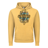 Vintage Mustard let the adventure begin 2024 Vintage Hoodie - CowGirlArtShop