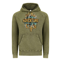 Vintage Olive let the adventure begin 2024 Vintage Hoodie - CowGirlArtShop