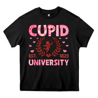Black cupid university Heavy Core Tee - LillyAllenDesigns