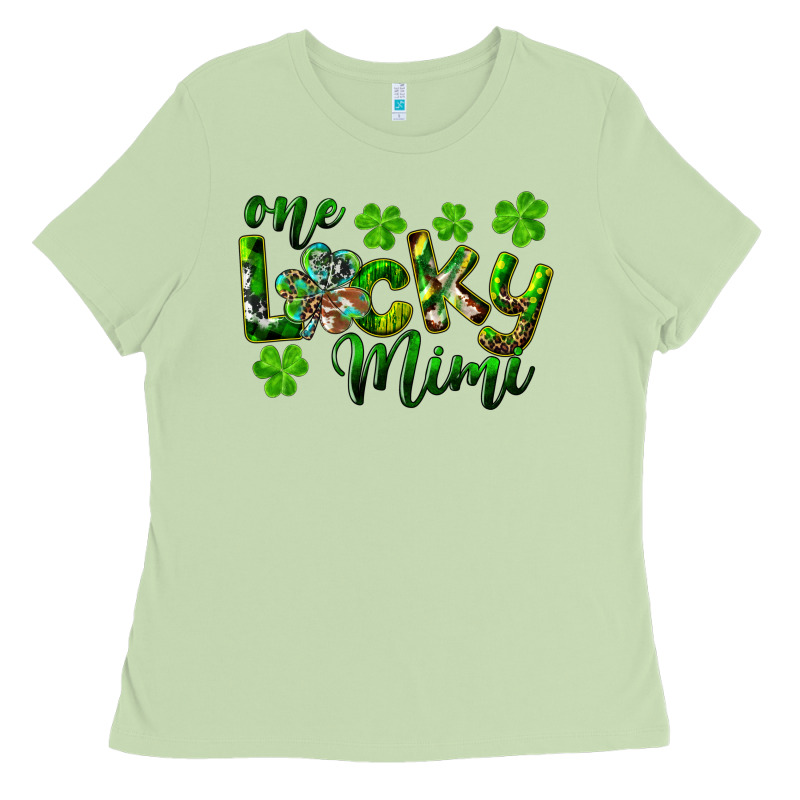 St. Patrick's Day One Lucky Mimi Ladies Tee by RanaPortraitStore | Teevron