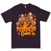 Plum Pumpkin queen Fall black girl sneakers Premium Tee - RanaPortraitStore