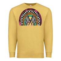 Antique Gold race leopard rainbow Premium Sweatshirt - Artiststas