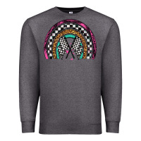 Charcoal Heather race leopard rainbow Premium Sweatshirt - Artiststas