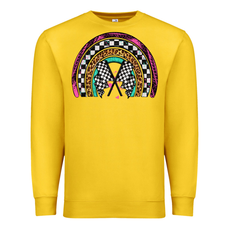 Race Leopard Rainbow Premium Sweatshirt by Artiststas | Teevron