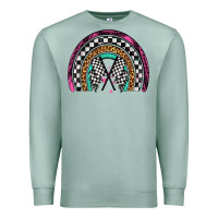 Seafoam race leopard rainbow Premium Sweatshirt - Artiststas
