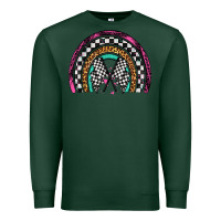 Sports Green race leopard rainbow Premium Sweatshirt - Artiststas