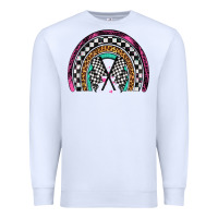 White race leopard rainbow Premium Sweatshirt - Artiststas
