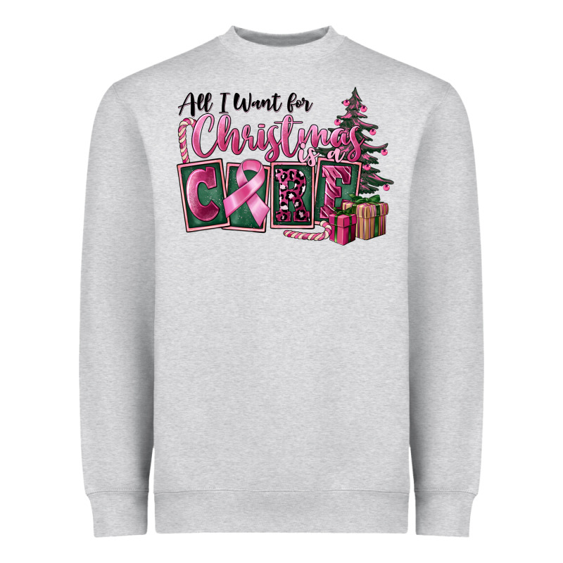 All I Want For Christmas Is Cure Heavyweight Sweatshirt by FaDigitalArtStudio | Teevron