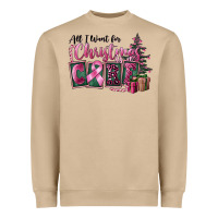 Mushroom all i want for christmas is cure Heavyweight Sweatshirt - FaDigitalArtStudio