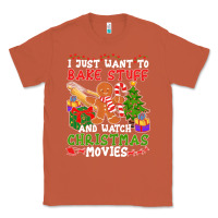 Copper I Just Want To Bake Stuff And Watch Christmas Movies Classic Tee - minhPixels