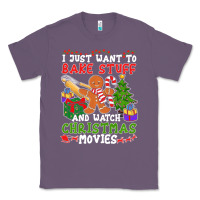Lavender I Just Want To Bake Stuff And Watch Christmas Movies Classic Tee - minhPixels
