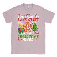 Lilac I Just Want To Bake Stuff And Watch Christmas Movies Classic Tee - minhPixels