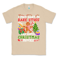 Mushroom I Just Want To Bake Stuff And Watch Christmas Movies Classic Tee - minhPixels