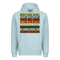 Blue Mist native american aztec seamless pattern 1 Premium Hoodie - BundleAndBundleShop
