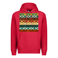 Cardinal native american aztec seamless pattern 1 Premium Hoodie - BundleAndBundleShop