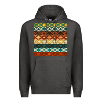 Charcoal Heather native american aztec seamless pattern 1 Premium Hoodie - BundleAndBundleShop