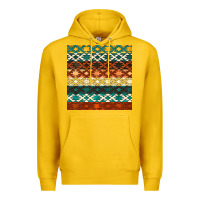 Lemon native american aztec seamless pattern 1 Premium Hoodie - BundleAndBundleShop