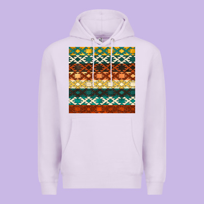 Native American Aztec Seamless Pattern 1 Premium Hoodie Designed By Bundleandbundleshop
