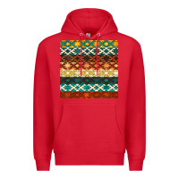 Red native american aztec seamless pattern 1 Premium Hoodie - BundleAndBundleShop