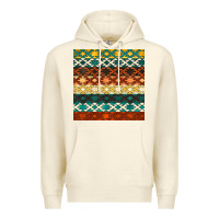 Sandshell native american aztec seamless pattern 1 Premium Hoodie - BundleAndBundleShop