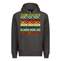 Smoke native american aztec seamless pattern 1 Premium Hoodie - BundleAndBundleShop