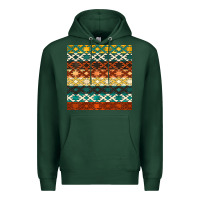Sports Green native american aztec seamless pattern 1 Premium Hoodie - BundleAndBundleShop