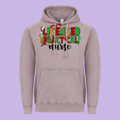 Licensed Practical Nurse Vintage Hoodie Designed By Cowgirlartshop