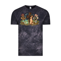 Cloud Black Western rabbit bunny with crosses Easter Day Vintage Tee - HowdyJamesFarm
