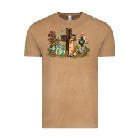 Vintage Camel Western rabbit bunny with crosses Easter Day Vintage Tee - HowdyJamesFarm
