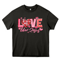 Asphalt love like jesus la Heavy Core Tee - LillyAllenDesigns