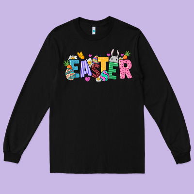 Western Easter Day Long Sleeve Tee Designed By Howdyjamesfarm