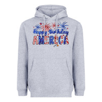 Heather Grey happy birthday america Heavyweight Hoodie - Artiststas