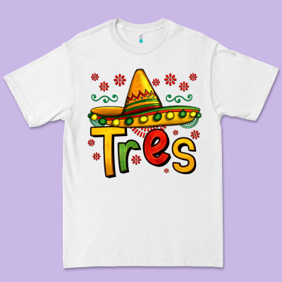 Tres My Third Mexican Birthday Premium Tee Designed By Jasminsmagicworld