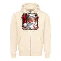 Sandshell merry Christmas santa Zipper Hoodie - CowhideDigitalArt