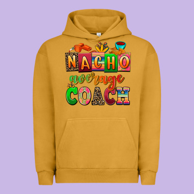Nacho Average Coach Urban Hoodie Designed By Adodesignshop