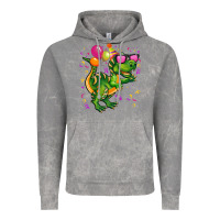 Cloud Rock birthday t rex pink Vintage Hoodie - CowGirlArtShop