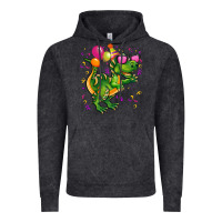 Vintage Black birthday t rex pink Vintage Hoodie - CowGirlArtShop