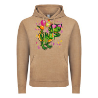Vintage Coffee birthday t rex pink Vintage Hoodie - CowGirlArtShop