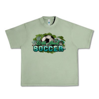 Oil Green Wild about Soccer Urban Heavy Tee - HowdyJamesFarm