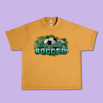 Wild About Soccer Urban Heavy Tee Designed By Howdyjamesfarm