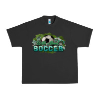 Pigment Black Wild about Soccer Urban Heavy Tee - HowdyJamesFarm