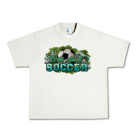 Pistachio Wild about Soccer Urban Heavy Tee - HowdyJamesFarm