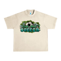 Sandshell Wild about Soccer Urban Heavy Tee - HowdyJamesFarm