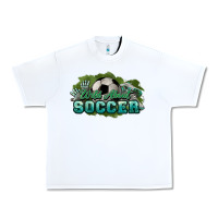 White Wild about Soccer Urban Heavy Tee - HowdyJamesFarm