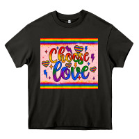 Asphalt choose love tumbler Heavy Core Tee - JahusDesignShop