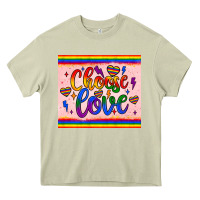 Mossy choose love tumbler Heavy Core Tee - JahusDesignShop
