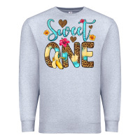 Heather Grey sweet one banana Premium Sweatshirt - Artiststas