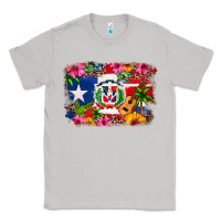 Moon Dust Dominican Republic and Puerto Rico Flag Classic Tee - texasbilliewilder